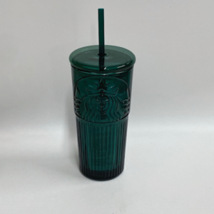 Mermaid Green Glass Tumbler