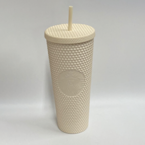 Matte Eggshell White Spike Tumbler