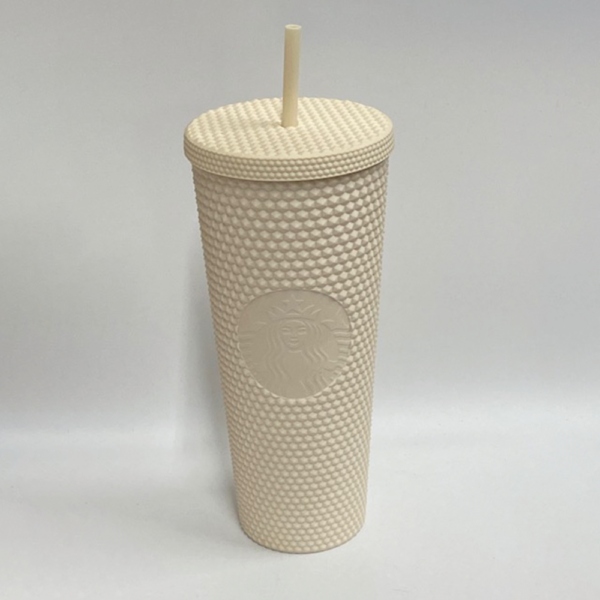 Matte Eggshell White Spike Tumbler