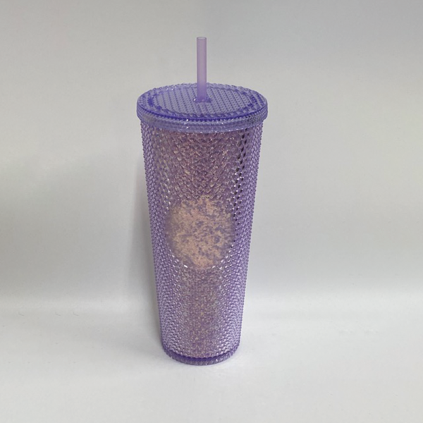 Glitter Lilac Spike Tumbler