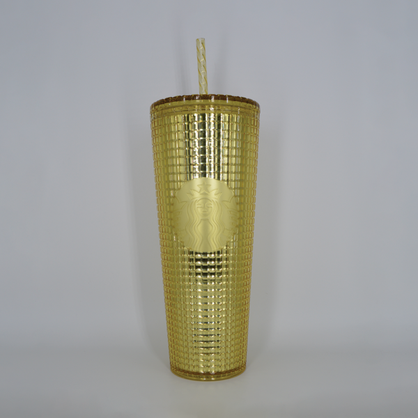 Mexico Gold Grid Tumbler