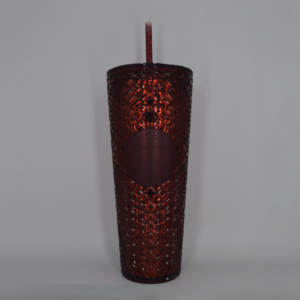 Burgundy Jeweled Tumbler