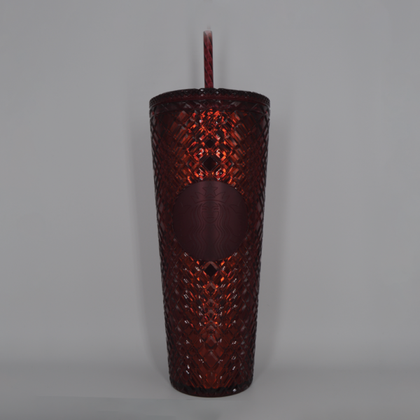 Burgundy Jeweled Tumbler