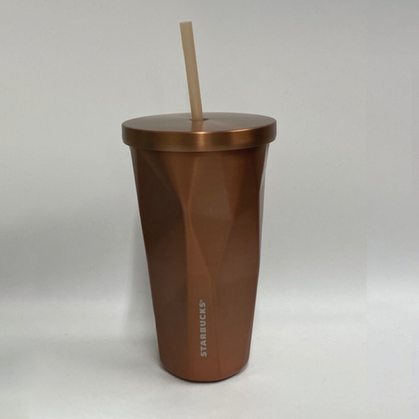 Sculpted Bronzed Stainless Tumbler