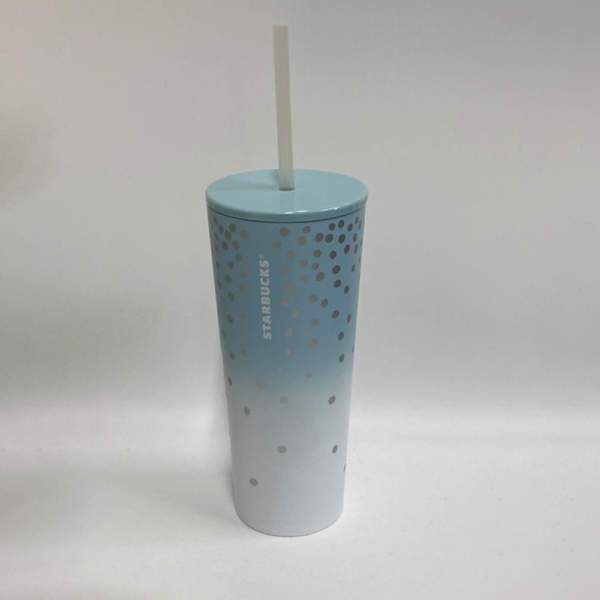 Ombre Polka Dot Stainless Tumbler