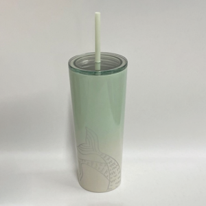 Ombré Mermaid Tail Stainless Tumbler