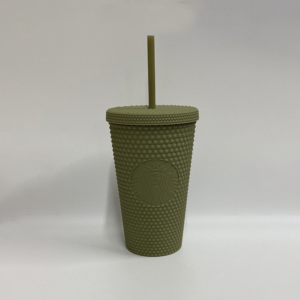 Grande Olive Green Studded Tumbler