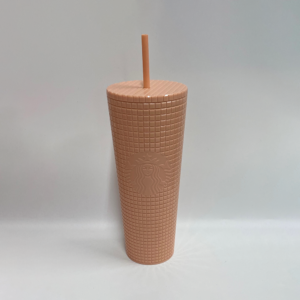 MX Peach Grid Tumbler